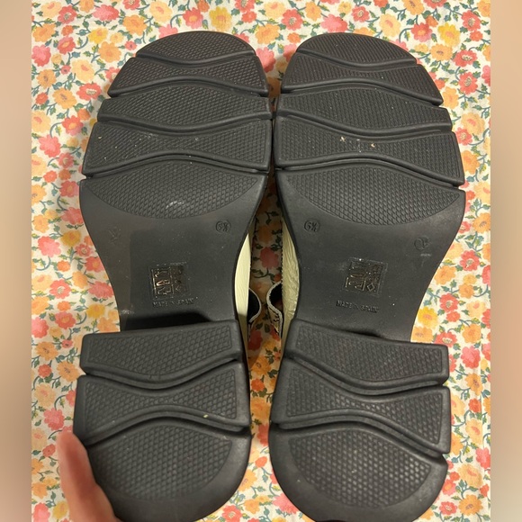 Free People Mayla Platform Mary Janes Heels in White - Picture 8 of 8